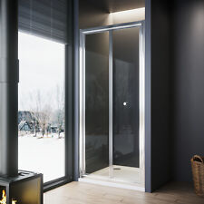Bi Fold Shower Door Enclosure Walk In Glass Screen Panel 700/760/800/900/1000mm