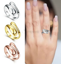 925 Sterling Silver Plated Adjustable Statement Rings Ladies Gift Ring Jewellery