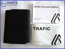 GENUINE RENAULT TRAFIC 2022-2024 OWNERS MANUAL HANDBOOK SERVICE SECT. BOOK PACK