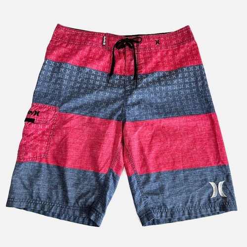 Hurley red blue striped men - red,