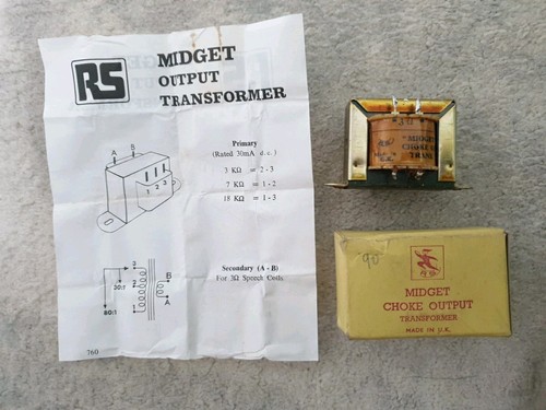 Radio spares midget choke - rs,