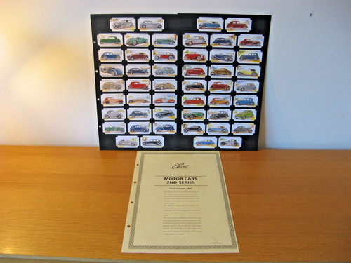 Motor cars 2nd series set - 2nd, of