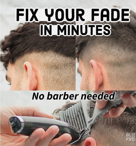 Hair fade blending comb diy - fade,
