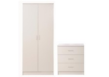 Modern White 2-Piece Bedroom