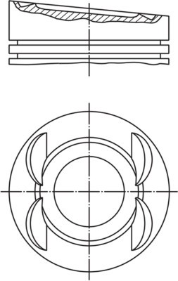 Mahle 028 piston - 12,