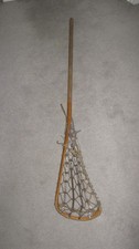 Vintage RALPH HATTERSLEY’S “Viktoria” Wooden Lacrosse Stick – Collectible
