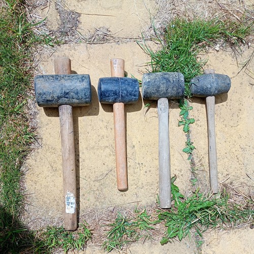 Vintage mallets wood - 4,