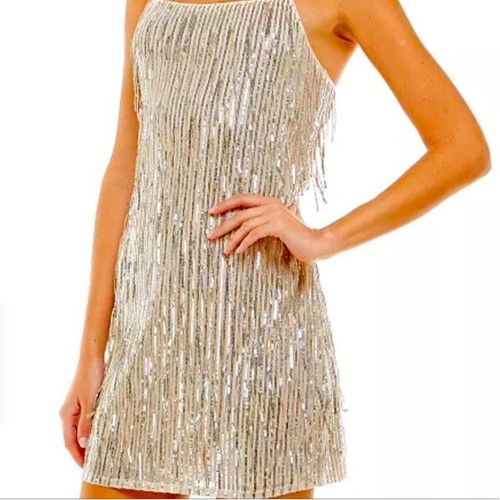 Nwt trixxi gold sequined - nwt,
