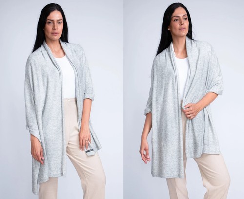 Thick cashmere light grey - light,