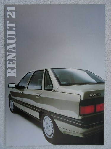 Renault brochure 1986 1987 - 21, 1986/1987