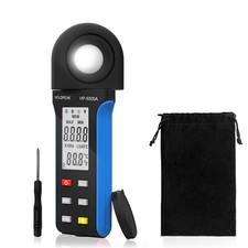 Digital Light Meter 1-400000Lux Illuminance Meter Photography Lab Lux Large Back