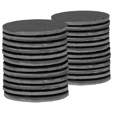 24x Linea Round Slate Coasters