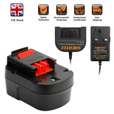 4.0Ah 12V NiMH Battery/Charger For Black Decker A1712 A12 Firestorm FS120B FSB12