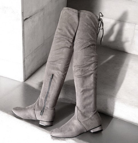Womens grey over the - the, knee