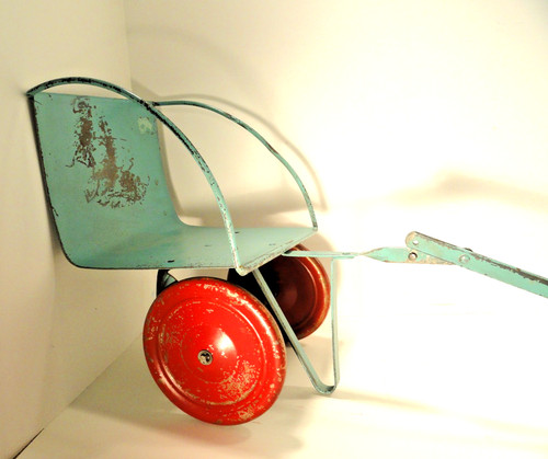 Vintage baby buggy stroller - vintage,