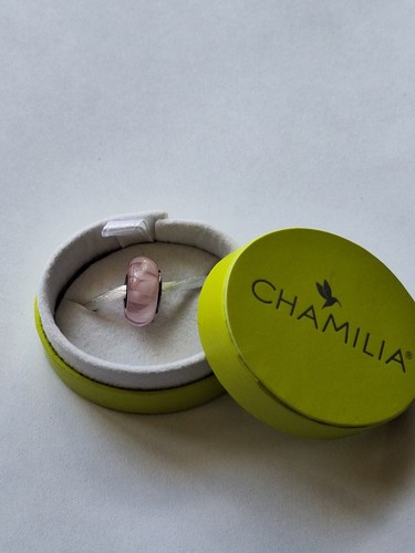 Chamilia pink bead with - ,