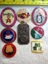 8 Vintage Enamel Motorcycle