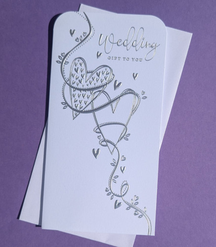 Wedding money wallet with - money,