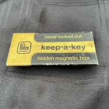 Vintage AA Motorists Keep-a-Key Magnetic Car Key Box TV Film Prop Classic Cars 