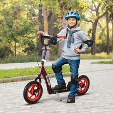 Kids Scooter with Adjustable Handlebar, Big Wheel Kick Scooter for 6-12