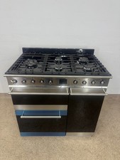 Smeg Symphony Triple Cavity 90cm Dual Fuel Range Cooker - Stainless Steel SY93-1