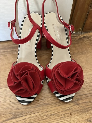 New lulu guinness rose heels - new,