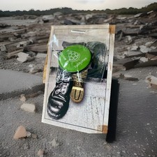 Subbuteo Pin Badge, Table Football, Flicks For Kicks, New.