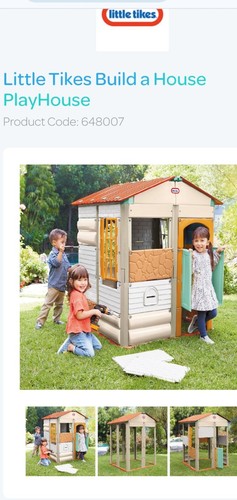 Little tikes build house - a,