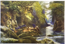 Postcard Fairy Glen