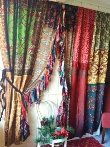 Pcs indian sari patchwork - pcs,