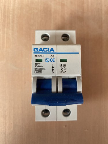 Gacia circuit breaker - c6, mcb
