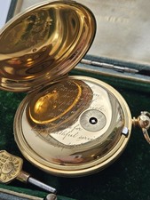 Solid 18ct gold fusee - , full