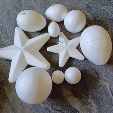 Polystyrene Craft Shapes Mixed