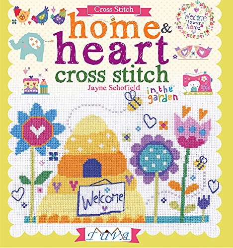 Home heart cross stitch - cross,
