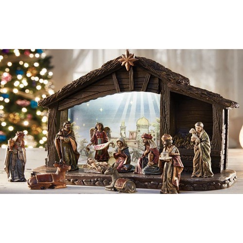 Dumont 11pc nativity set - dumont,