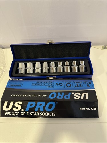 Pro tools 9pc torx socket - 9pc,