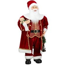 Christmas Santa Figure Large Standing Father Ornament Decoration 3Ft/90cm Decor