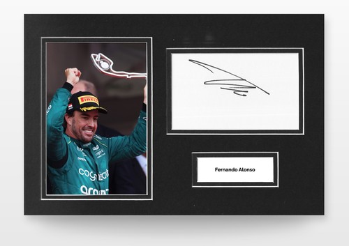 Fernando alonso hand signed - fernando, hand-signed