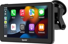 Spedal CL786 Car Stereo with Apple CarPlay, Android Auto, 7" Touchscreen - Black