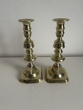 Antique Victorian Brass Pair
