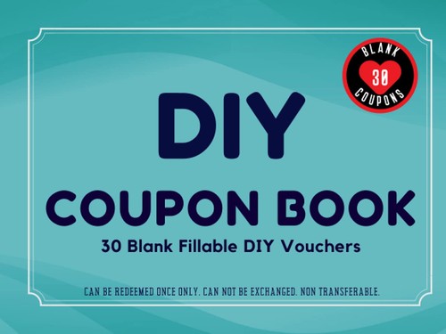 Diy coupon book blank - book:,