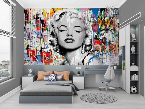 Graffiti marilyn monroe - graffiti,
