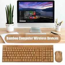 Keyboard Bamboo Mouse Wireless