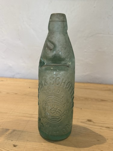 Vintage glass bottle codd - vintage, bottle.