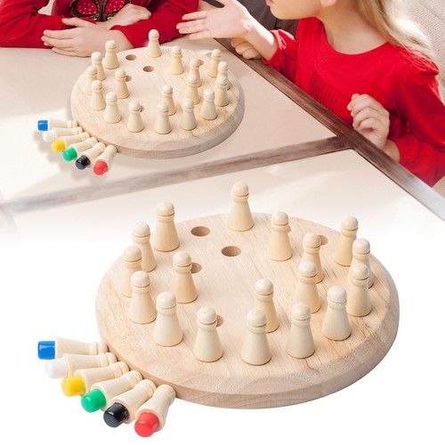 Wooden memory matchstick game - memory,