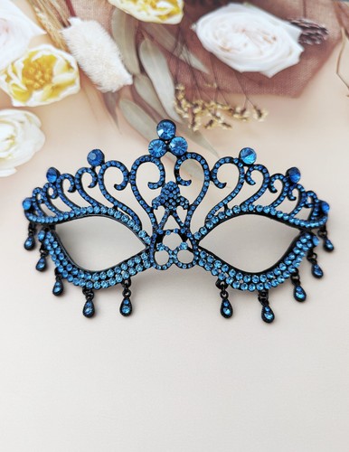 Sapphire masquerade mask - sapphire,