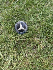 MERCEDES W123 W126 RADIATOR GRILLE STAR BADGE GENUINE VGC