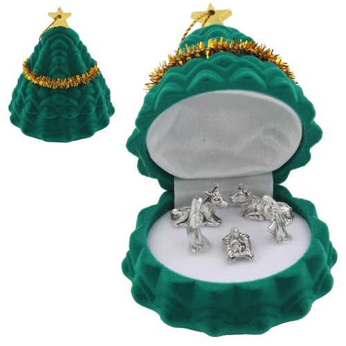 Miniature nativity metal - nativity,