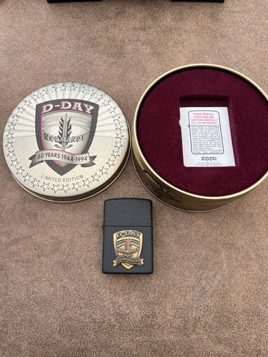Zippo day normandy 50th - zippo,