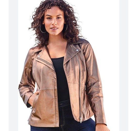 Roaman genuine leather moto - roaman's,